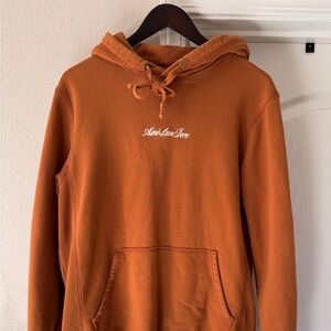 Aime Leon Dore 2018 Hoodie Brown Fall Sweatshirt Orange